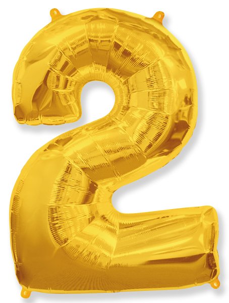 Large Foil Balloon Number "2"