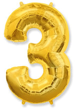 Large Foil Balloon Number "3"