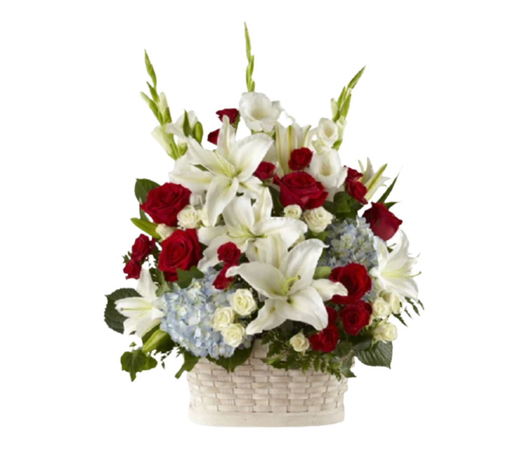 Dhalia Flower Basket