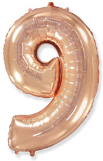 Large Foil Balloon Number "9"